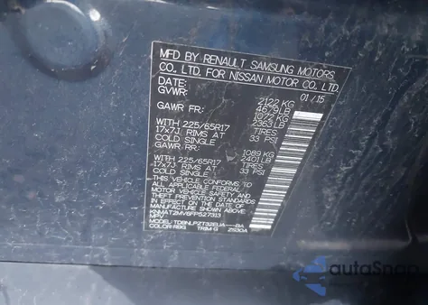 2015 Nissan Rogue S from USA, damaged, VIN KNMAT2MV6FP527313